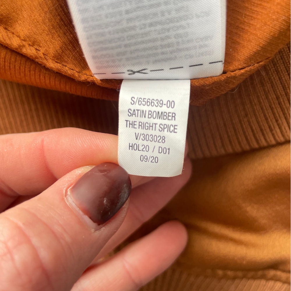 Banana Republic Satin Bomber Jacket - Picture 8 of 8